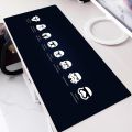 800mm*300mm Stars Wars Mouse Pads Extended Mousepad Natural Rubbe Non-slip Gaming Mouse Pad Mat Locking Edge for PC Desktop Rug. 