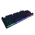 Fantech K613 Aluminum Alloy RGB 87 Keys Backlit Membrane Wired Gaming Keyboard. 