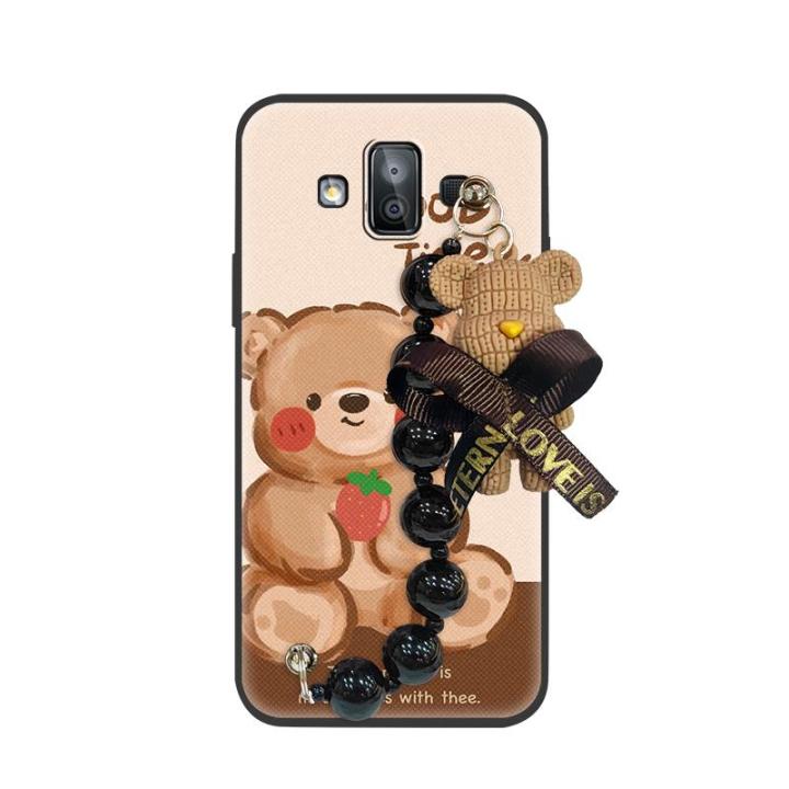 Waterproof%20cute%20Phone%20Case%20For%20Samsung%20Galaxy%20J7%20DUO/SM-J720F%20Dirt-resistant%20Black%20pearl%20pendant%20protective%20case%20Cartoon%20-%20Image%205