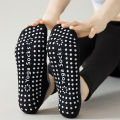 2024 New Yoga Socks Women Professional Non-Slip Pilates Sports Non-Slip Socks Summer Thin Backless Floor Socks. 