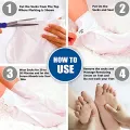 Dr Foot | Foot Mask Peeling Feet Mask | Foot Hydration Socks | Foot Peeling Mask | Foot Mask for Cracked Heels | Leg Mask | With Hyaluronic Acid, Shea Butter & Aloe Vera | Foot Mask Socks | Pack of 1 (FROM INDIA)SAB. 
