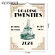 Roaring Twenties Calendar 2024 Monthly Planner with Spiral Coil English Wall Calendar for Event Planning Roaring Twenties Theme 12-month Planner. 