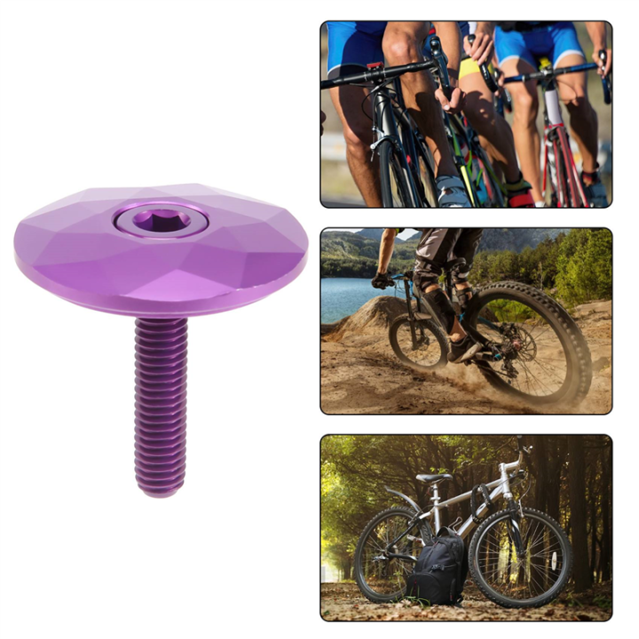 Bicycle%20Headset%20Cap%20with%20Screw%20for%2028.6mm%20Fork%20Head%20Tube,Purple%20-%20Image%204