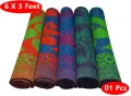 Plastic Floor Mat | Sleeping Mat | Eating Mat For Indoor & Out Door Purpose 6X3. 