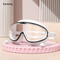 Sutuiying Original Swimming Goggles Big Frame Swimming Goggles Big Frame HD Wide View Anti-Fog UV Protection Swimming Goggles for Adults No Leaking. 