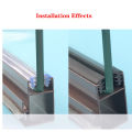 Three T Type Seal Strip Aluminum Alloy Door Window Sealing Accessories Gap Filler Waterproof And Dustproof Pvc Rubber Strips. 