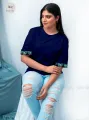 100 % Cotton Butterflies Band Print Baggy T-shirt. 