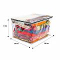 Transparent Fabric Saree Cover/Clothes Organizer for Wardrobe Set. 