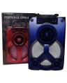 Bluetooth Speaker USB/TF/AUX/FM - Red. 