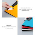 A4 File Folder Clipboard Writing Pad Memo Clip Board Double Clips Test Paper Storage Organizer School Supplies Office Stationary. 
