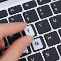 English Russian Luminous Keyboard Stickers Letter Alphabet Layout Sticker For Laptop Desktop PC Key Board Dustproof Film. 