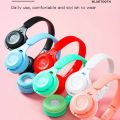 Macaron Headphones Kids Wireless Bluetooth Headphone Stereo Headband Gaming Headset with Mic Gamer Girl Gift for Mobile Tablet. 