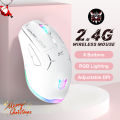 ONIKUMA CW917 Wireless Gaming Mouse Charging Mice Adjustable DPI Ergonomic Honeycomb Design With RGB Light For Desktop Laptop PC. 
