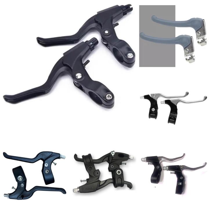 Bicycle Brake Front and Rear Lever Set Full Alloy, Half Alloy and PVC for BMX, Sport, Lady and Mountain Bicycles. High Quality Durable Left and Right Brake Lever Pair