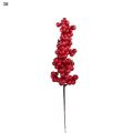 【World Supermarket 2021】10Pcs Christmas Mini Round Artificial Berries Xmas Flower New Year Home Ornaments Pine Tree Branch. 