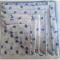 New Born Baby Nappy Single Layer- 22 * 22 ( 06 Pcs). 