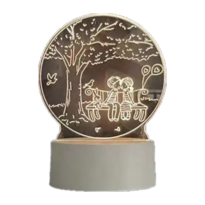 3D Illusion LED Night Lights, Lamp Gifts, 3D LED Visual Night Lights