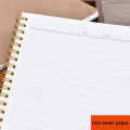 Hardcover Cardboard Diary Note Spiral Notebook Grid School Stationery Supplies Coil Book Journal A5. 