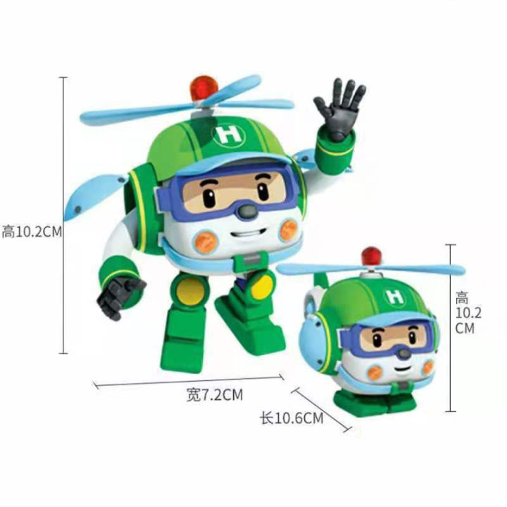 Robocar Toy Genuine Poli Toy Transforming Robot Car Model Cute Anime Action Figure Toy Children Christmas Gift