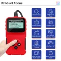 Geepact Car V309 OBD Diagnostic Tool Auto Car Scanner Car Code Reader Diagnostic Repair Tool Vehicle Diagnostic Scanner Digital Display Auto Accessories For 12V Type Car. 