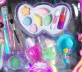 Disney Princess Real Makeup Toy For Girls Washable Cosmetic Set Pretend Play Gifts for Toddler Kids. 