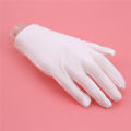 12 Pairs White Labor Insurance Cotton Cloth Thin Etiquette Inspection Gloves. 