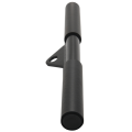 1 PCS DIY Home Gym LAT Pull Down Bar Attachment Black Metal+Rubber for Cable Machine, Pull Bar with Rubber Grip for Cable Pulley System. 