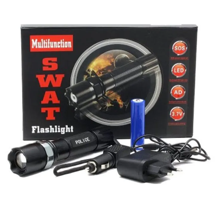 Swat%20Led%20Torch%20With%20Flashlight%202%20in%201%20-%20Image%202
