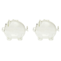 2X Korean TV Series Piggy Bank Money Bank Borosilicate Glass Cute Piggy Bank. 