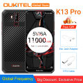 Oukitel K13 Pro Quad Core 6.41 inch 11000mAh Battery 8MP+16MP Camera 1560x720 Resolution 64GB+4GB Mobile Phone Smartphone. 