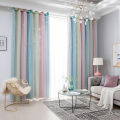 Star Curtains Stars Blackout Curtains for Kids Girls Bedroom Living Room Colorful Double Layer Star Window Curtains, 2 Panels (53Wx95L,Pink). 