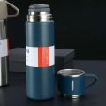 500ML 3Pcs/Set Double-layer Stainless Steel Vacuum Insulated Bottle Gift Set Office Business Style Coffee Mug Thermos Bottle Portable Flask Carafe Drink Bottles. 