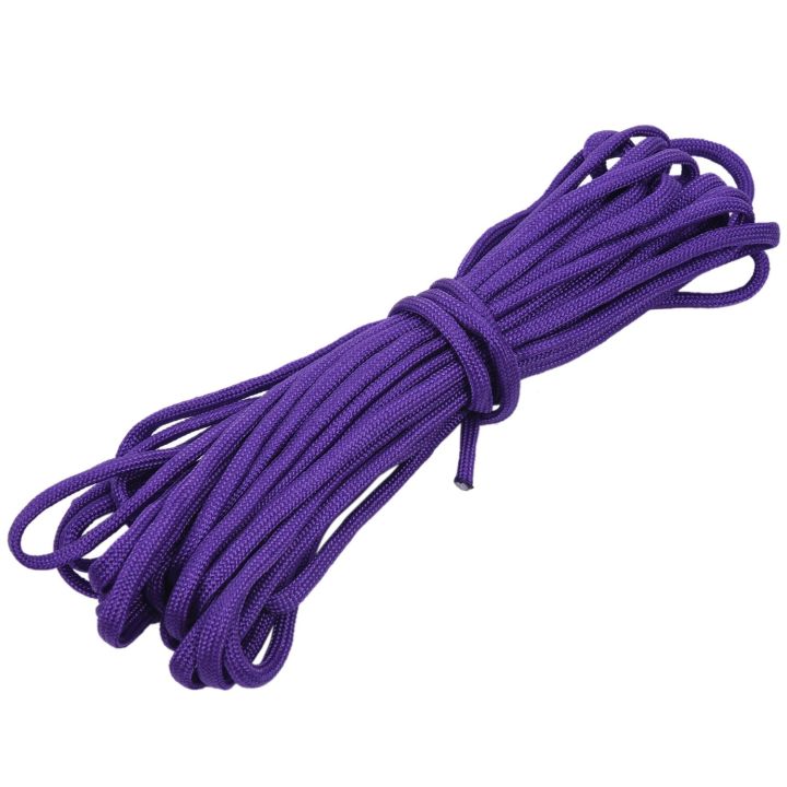 Parachute Rope 7 Core Strand for Climbing Buckle Rope Purple 25FT ...