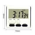 Kitchen Timer 24-Hours Digital Timer Count-Up & Count Down Alarm Clock Kitchen Gadget Multifunctional Home Cooking Tools. 