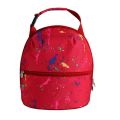 Waterproof Lunch Bag Portable Insulation Package Handbag Fresh Keeping Bag red. 