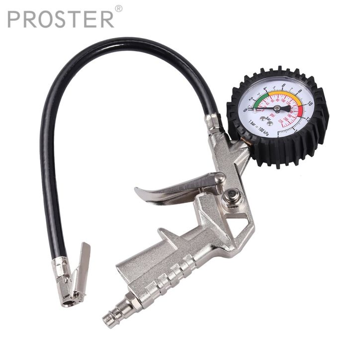 Proster 200PSI DTI Digital Tire Inflator Gauge with Gauge Car Tyre Inflator Gauge 16 Bar Air Compressor Auto Car Van Tire Tool
