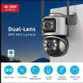 Free 128GB SD 8MP 4K PTZ IP Camera | 8x Zoom Dual Lens | AI Human Detection & Auto Tracking | Outdoor CCTV WiFi Camera | Waterproof | Night Vision | ICsee App | Home Security Surveillance | Smart AI Tracking | Dual Lens | Wireless PTZ Security Camera. 