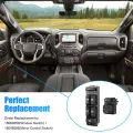 Kidlove 2Pcs Power Window Rear View Mirror Control Switch Kit Driver Side Window Regulator Switch 15062650+15045085. 