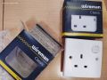 13A Single Socket Outlet Wireman | Wireman White | Life Time Warranty |  Orange Wireman Brand. 