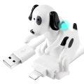 USB Cable Funny Humping Dog Charger for iPhone 13/12/11 and More, Moving Spotty Dog Fast Charger USB Cable. 