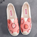 Old Beijing Cloth Shoes Women Summer Autumn New Style Slip-on Lazy Non-Slip Soft Bottom Fisherman Canvas Shoes Korean Style All-Matching Women's Shoes. 