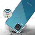 Shockproof Clear Case For Samsung Galaxy A12 Back Cover Transparent Silicone Case Soft Airbag Bumper Lens Protection Cute Design For Girls Boys New. 