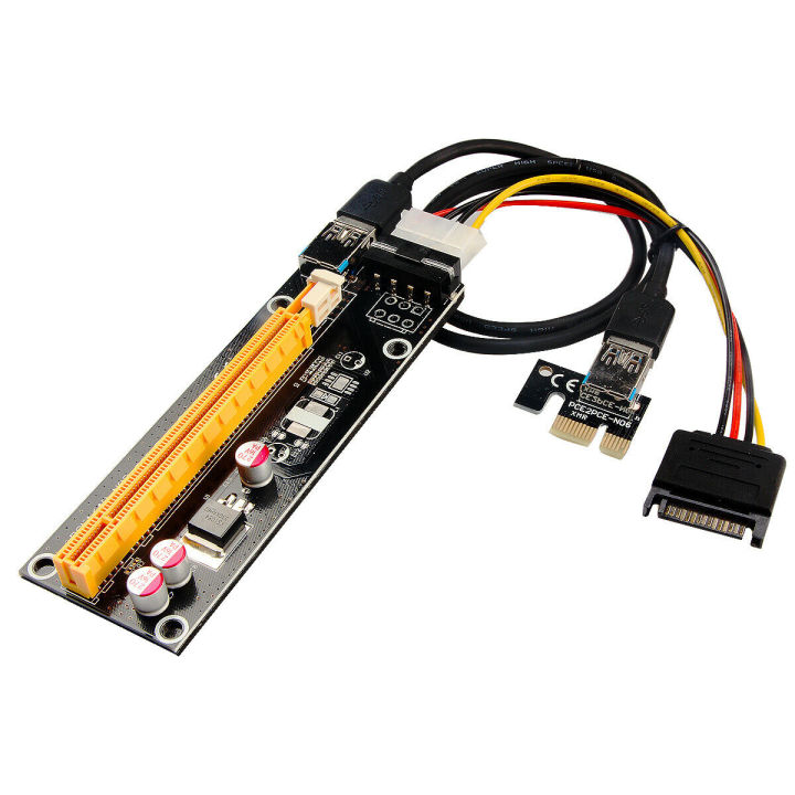 GRAPHICS RISER CARD EXTENDER MINING PCI-E EXPRESS X16 3.0