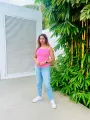 Moffi Essentials - Women's Skinny -Pink. 