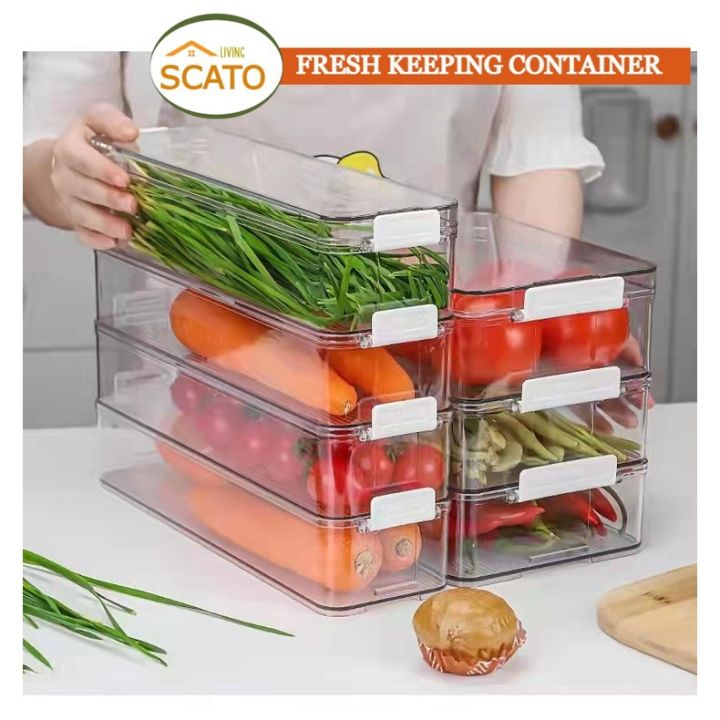 fridge%20stackable%20organizer%20bin%20set%20transparent%20ref%20food%20storage%20container%20with%20lid%20and%20handle%20-%20Image%204