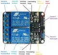 Relay Module Dual Channel 5V 10A 2 Channel Relay Module for Arduino. 