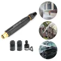 High Pressure Spray Guns Garden Hose Sprinkler Metal Spray Foam Washing Car Hose Foam Nozzle Water Tool Throwing Watering. 