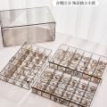 Jewellery storage Transparent jewelry storage box, drawer-style rings, earrings, necklaces, household large-capacity acrylic jewelry organizing box. 