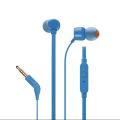 JBL T110 Wired Earphone handfree Headset Branded for Music (Authentic JBL- Serial can be verified on JBL Official Site). 