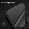 (Free Tempered Glass)Biruiqu For Infinix Smart 10 Shockproof Anti Slip Soft TPU Sandstone Matte Back Case Cover. 